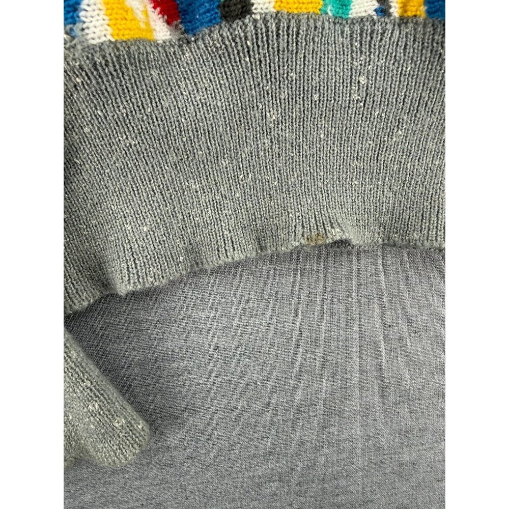 Vtg Neil Martin Geometric Pullover Mens M Sweater Acrylic Y2K - Picture 4 of 6